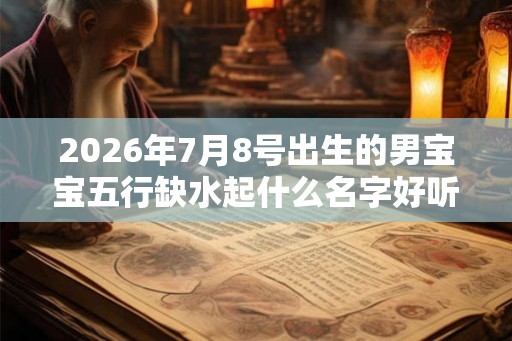 2026年7月8号出生的男宝宝五行缺水起什么名字好听