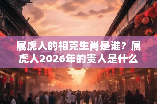 属虎人的相克生肖是谁?属虎人2026年的贵人是什么生肖? 属虎人的相克生肖是谁?属虎人2026年的贵人是什么生肖?