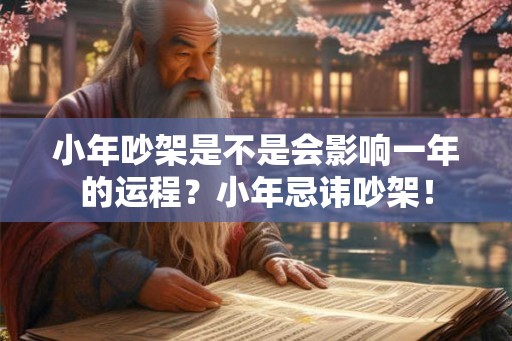 小年吵架是不是会影响一年的运程？小年忌讳吵架！