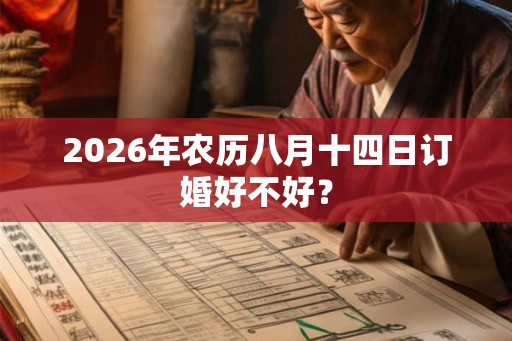 2026年农历八月十四日订婚好不好? 2026年农历八月十四日订婚好不好?