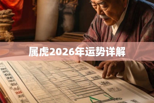 属虎2026年运势详解