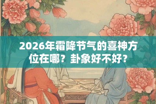 2026年霜降节气的喜神方位在哪？卦象好不好？