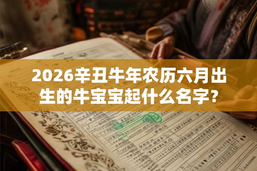 2026辛丑牛年农历六月出生的牛宝宝起什么名字？
