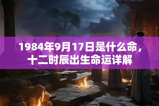 1984年9月17日是什么命，十二时辰出生命运详解