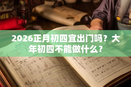 2026正月初四宜出门吗?大年初四不能做什么? 2026正月初四宜出门吗?大年初四不能做什么?