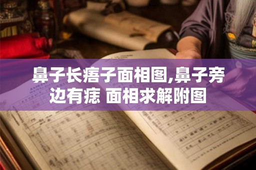鼻子长痦子面相图,鼻子旁边有痣 面相求解附图