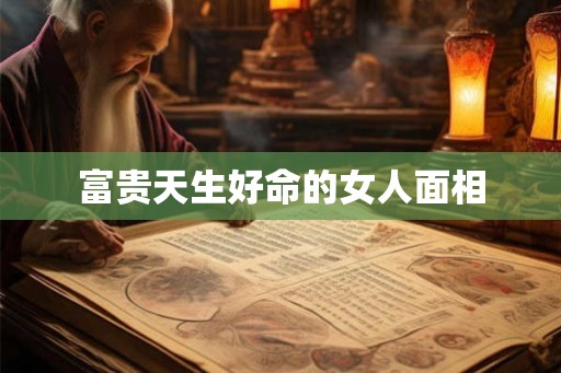 富贵天生好命的女人面相