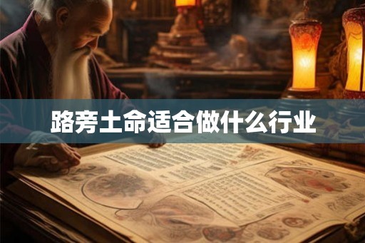 路旁土命适合做什么行业