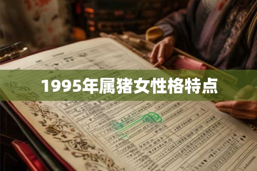 1995年属猪女性格特点