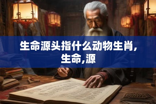 生命源头指什么动物生肖,生命,源