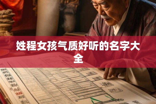 姓程女孩气质好听的名字大全