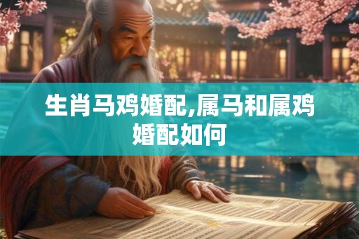 生肖马鸡婚配,属马和属鸡婚配如何 生肖马鸡婚配,属马和属鸡婚配如何