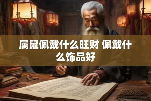 属鼠佩戴什么旺财 佩戴什么饰品好