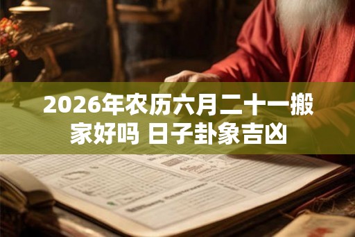 2026年农历六月二十一搬家好吗 日子卦象吉凶