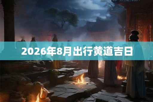 2026年8月出行黄道吉日
