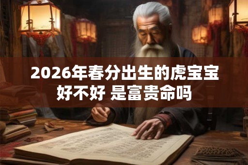 2026年春分出生的虎宝宝好不好 是富贵命吗