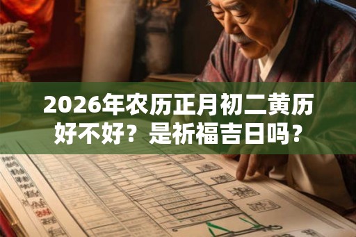 2026年农历正月初二黄历好不好？是祈福吉日吗？