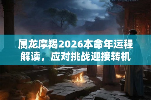 属龙摩羯2026本命年运程解读，应对挑战迎接转机