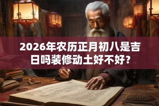 2026年农历正月初八是吉日吗装修动土好不好？