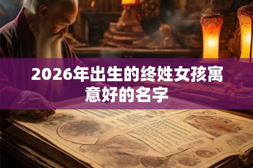 2026年出生的终姓女孩寓意好的名字