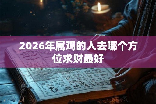 2026年属鸡的人去哪个方位求财最好 2026年属鸡的人去哪个方位求财最好