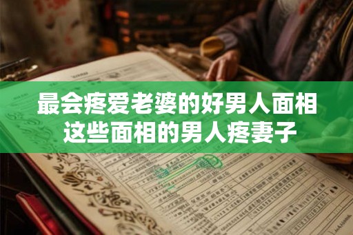最会疼爱老婆的好男人面相 这些面相的男人疼妻子 最会疼爱老婆的好男人面相 这些面相的男人疼妻子