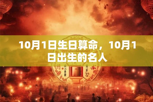 10月1日生日算命,10月1日出生的名人 10月1日生日算命,10月1日出生的名人