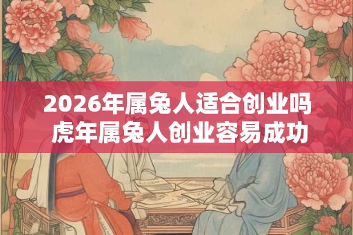 2026年属兔人适合创业吗 虎年属兔人创业容易成功吗