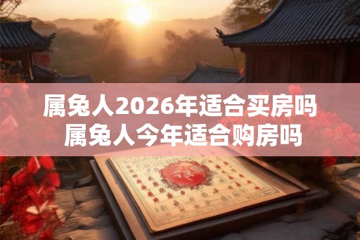 属兔人2026年适合买房吗 属兔人今年适合购房吗 属兔人2026年适合买房吗 属兔人今年适合购房吗
