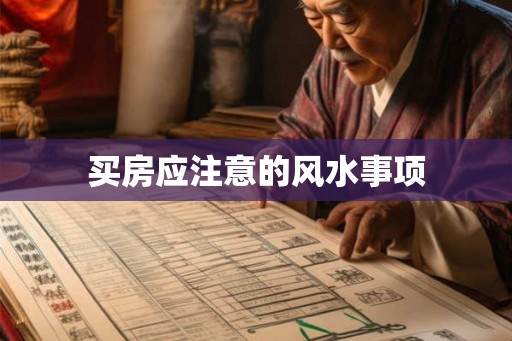 买房应注意的风水事项 买房应注意的风水事项