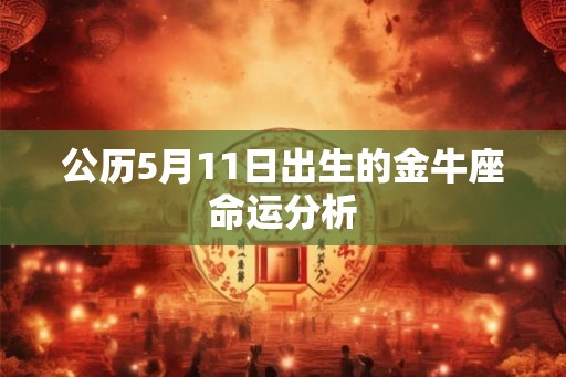 公历5月11日出生的金牛座命运分析