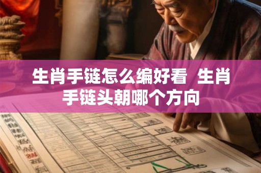生肖手链怎么编好看  生肖手链头朝哪个方向