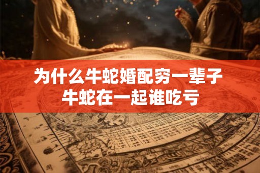 为什么牛蛇婚配穷一辈子 牛蛇在一起谁吃亏