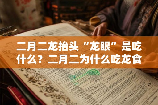 二月二龙抬头“龙眼”是吃什么？二月二为什么吃龙食？