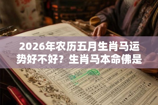 2026年农历五月生肖马运势好不好？生肖马本命佛是什么？