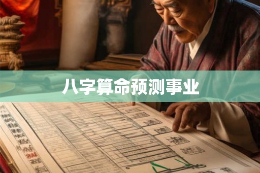 八字算命预测事业
