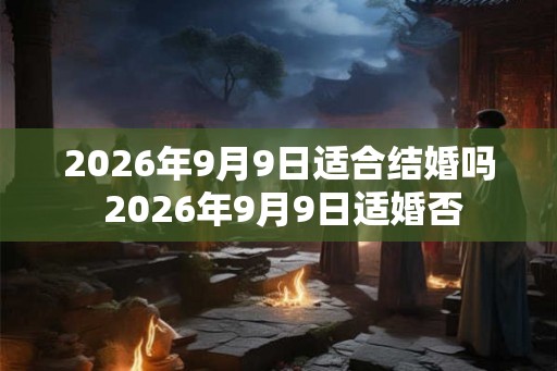 2026年9月9日适合结婚吗 2026年9月9日适婚否