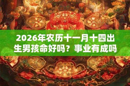2026年农历十一月十四出生男孩命好吗？事业有成吗？