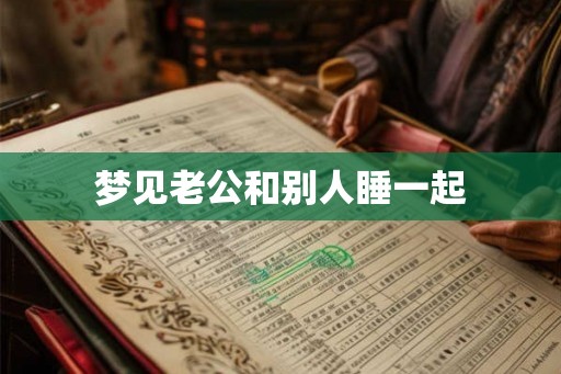 梦见老公和别人睡一起