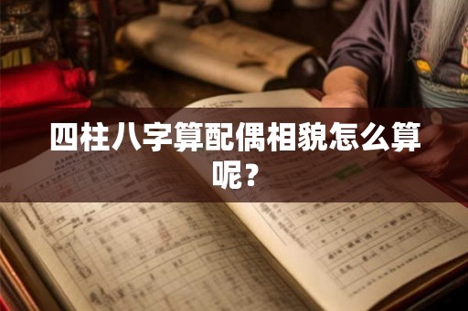 四柱八字算配偶相貌怎么算呢？