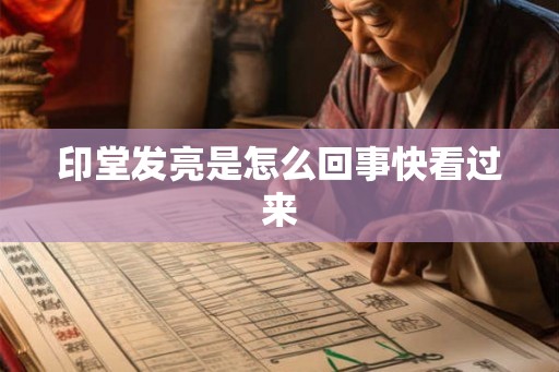 印堂发亮是怎么回事快看过来