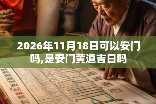 2026年11月18日可以安门吗,是安门黄道吉日吗