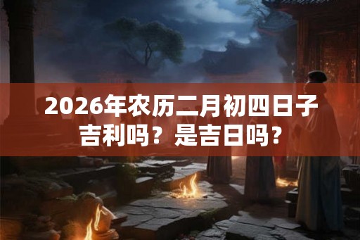 2026年农历二月初四日子吉利吗？是吉日吗？