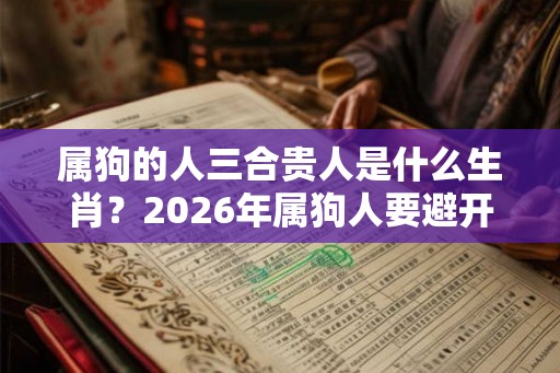 属狗的人三合贵人是什么生肖?2026年属狗人要避开什么方位? 属狗的人三合贵人是什么生肖?2026年属狗人要避开什么方位?