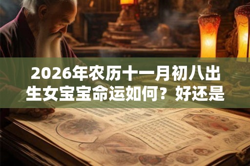 2026年农历十一月初八出生女宝宝命运如何？好还是坏？