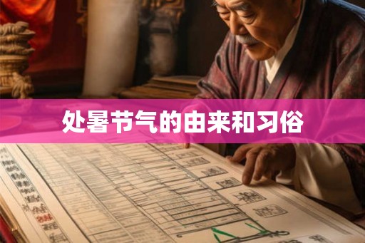 处暑节气的由来和习俗 处暑节气的由来和习俗
