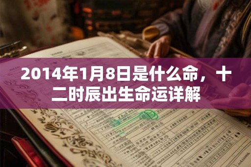 2014年1月8日是什么命，十二时辰出生命运详解