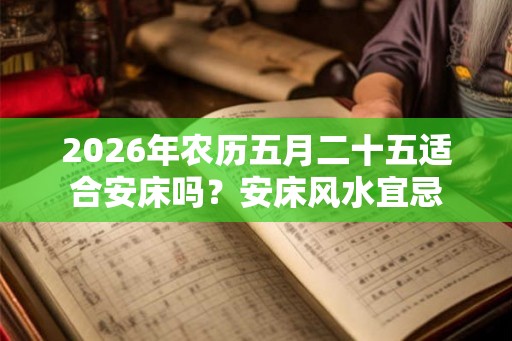 2026年农历五月二十五适合安床吗？安床风水宜忌