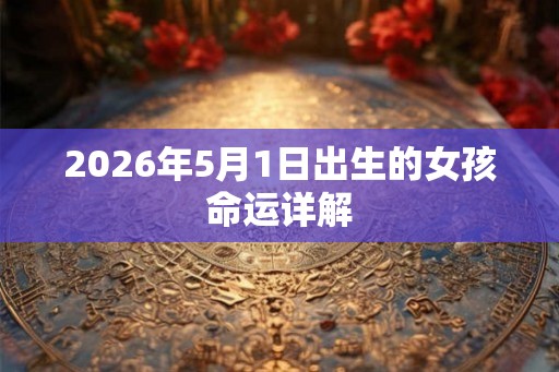 2026年5月1日出生的女孩命运详解
