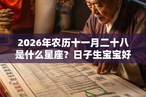 2026年农历十一月二十八是什么星座？日子生宝宝好不好？